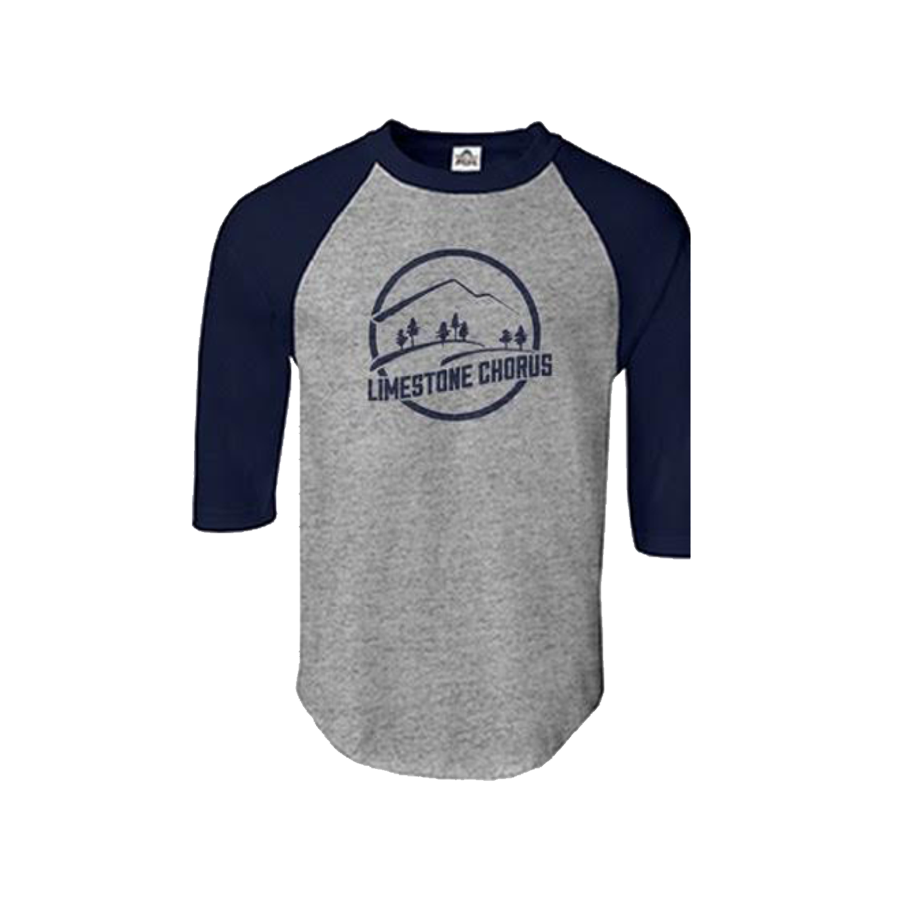 Limestone Chorus Logo Baseball T-Shirt + Digital